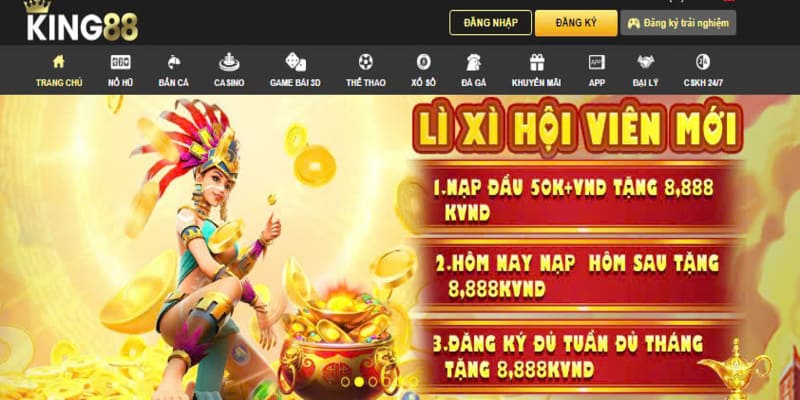 Live Casino King88 Khuyến mãi hấp dẫn